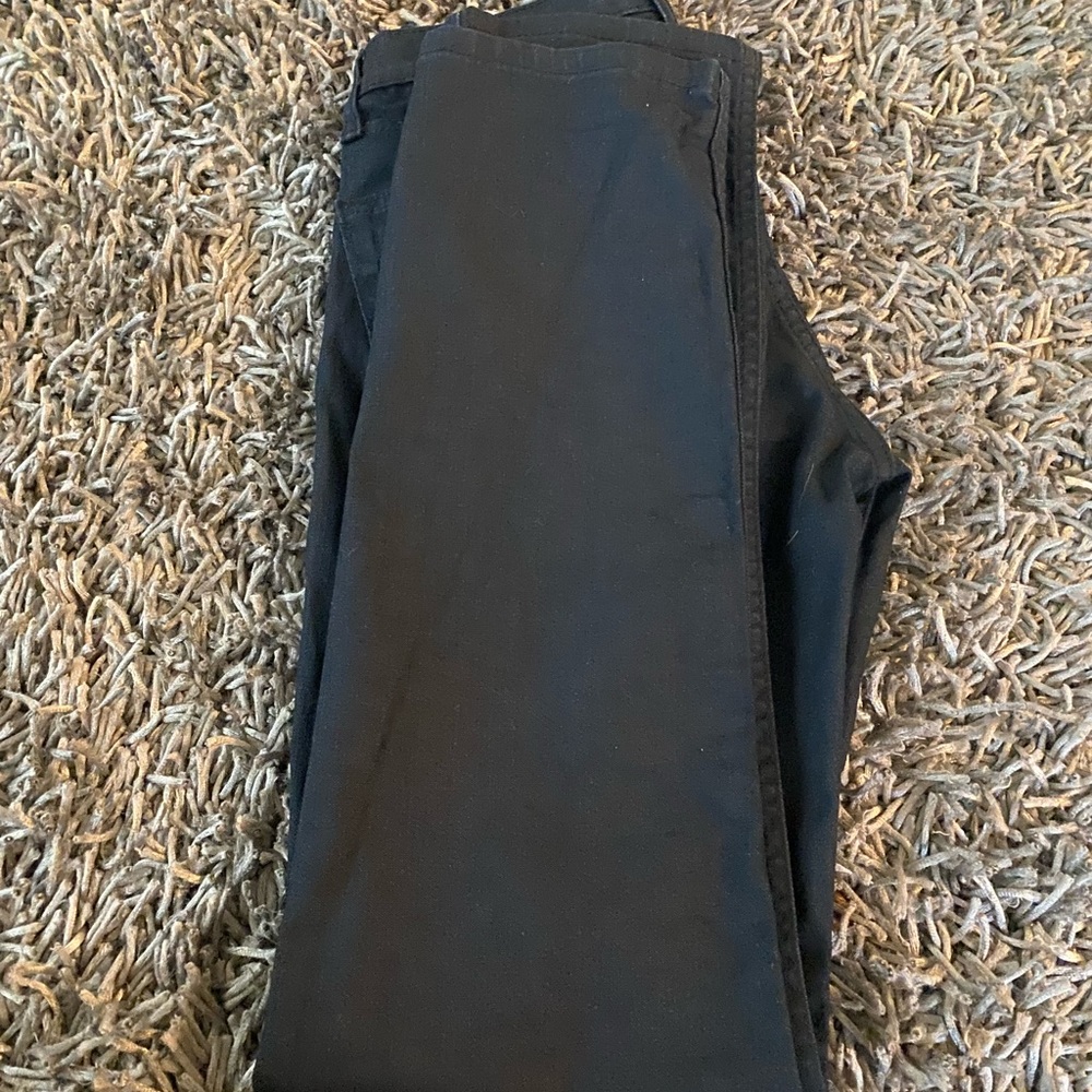 Levi’s Men blue/black jeans with a coating. - Picture 2 of 3